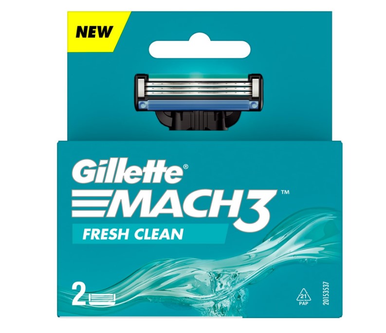 Gillette Mach3 Fresh Clean 2N Cartridges