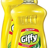 Giffy Liquid Dish Wash Gel with Active Salt and Lemon (Buy 1 Get 1 Free)