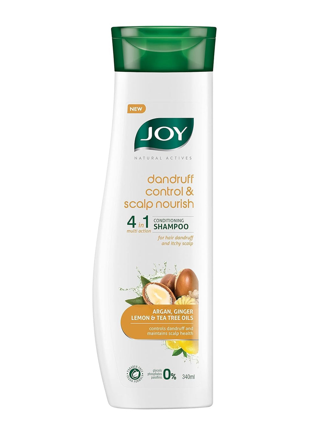 Joy 4 in1 Conditioning Shampoo For Hair (Dandruff & Itchy Scalp/ Deep Nourishing & Black Shine) 340ml