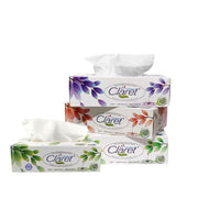 Claret Ultra Soft White Facial Tissues 2Ply
