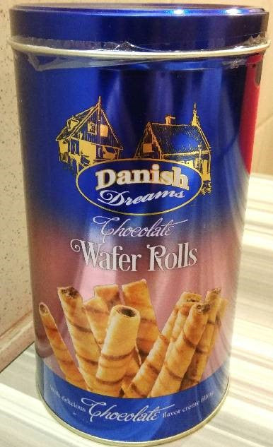 Danish Dreams Chocolate Wafer Rolls 100g