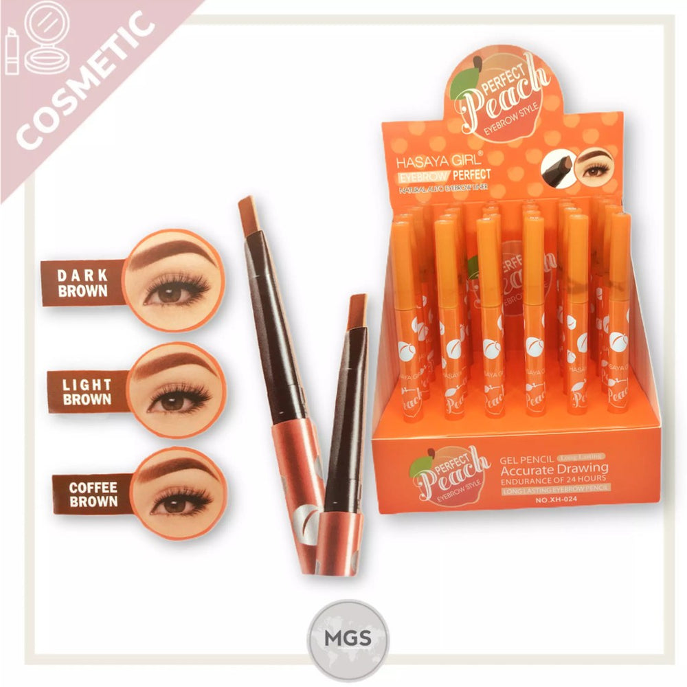 HASAYA GIRL PERFECT PEACH EYEBROW GEL WITH SPOLLIE
