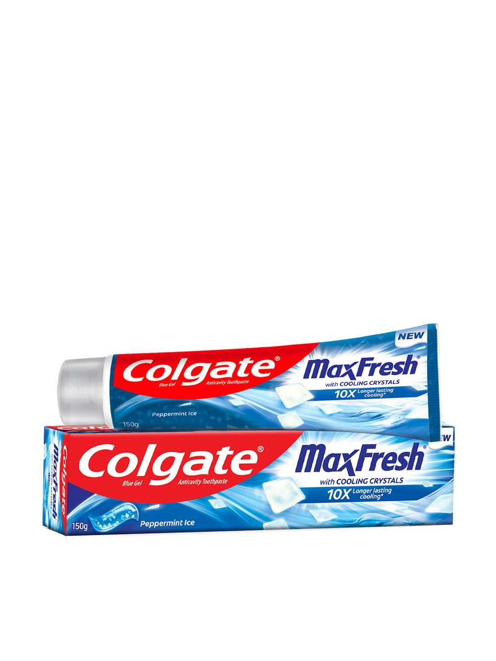 Colgate Max Fresh With Cooling Crystals Peppermint Ice 150g (BLUE)
