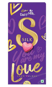 Cadbury Milk Silk Heart Blush 250g