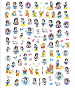 Disnep Princess Artificial Nail Sticker