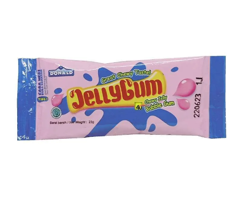 Donald Jelly Gum Chewy Jelly Bubble Gum 25g