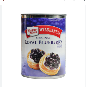 Duncan Hines Pie Filling & Topping Royal Blueberry 595g