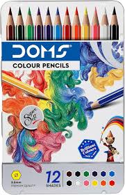 Doms Colour Pencil 12 Shades