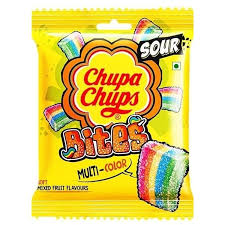 Chupa Chups Sour Bites Multi Colour Soft Candy 22G