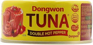 Dong Won Double Hot Pepper tuna Ham canned