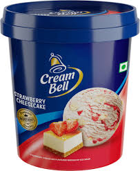 Cream Bell Vanilla & Strawberry Cup 90ml