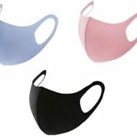Fashion Mask Black/Blue/Dark Pink (PIECE)
