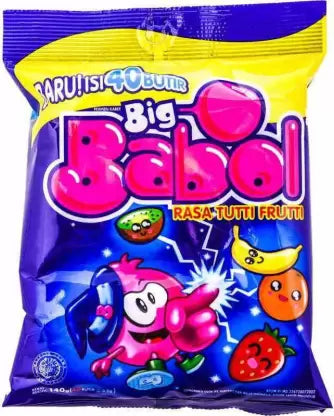 Big Babol Rasa Tutti Fruitti 140g