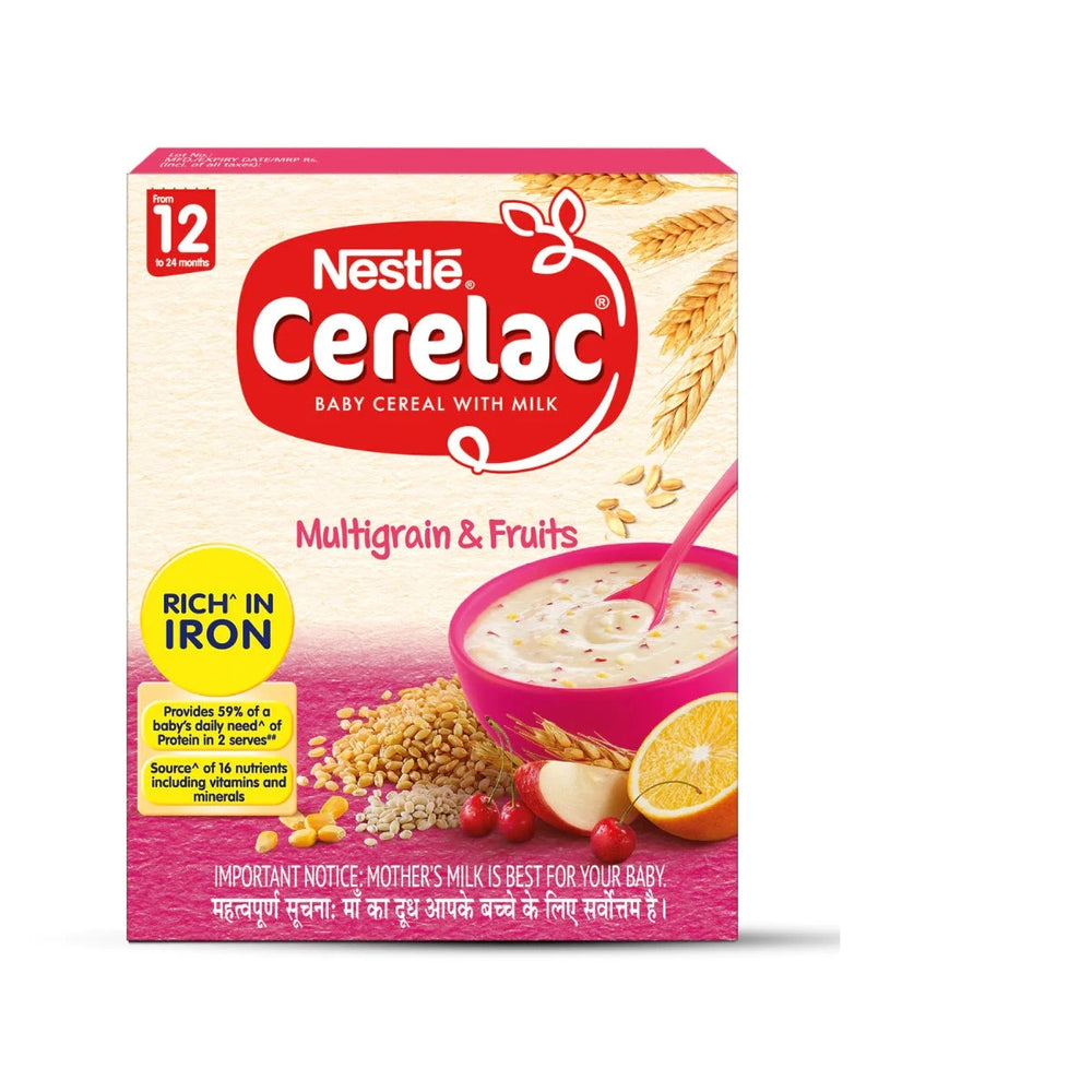 Nestle Cerelac Multigrain & Fruits (From 12 to 24 months) 300g