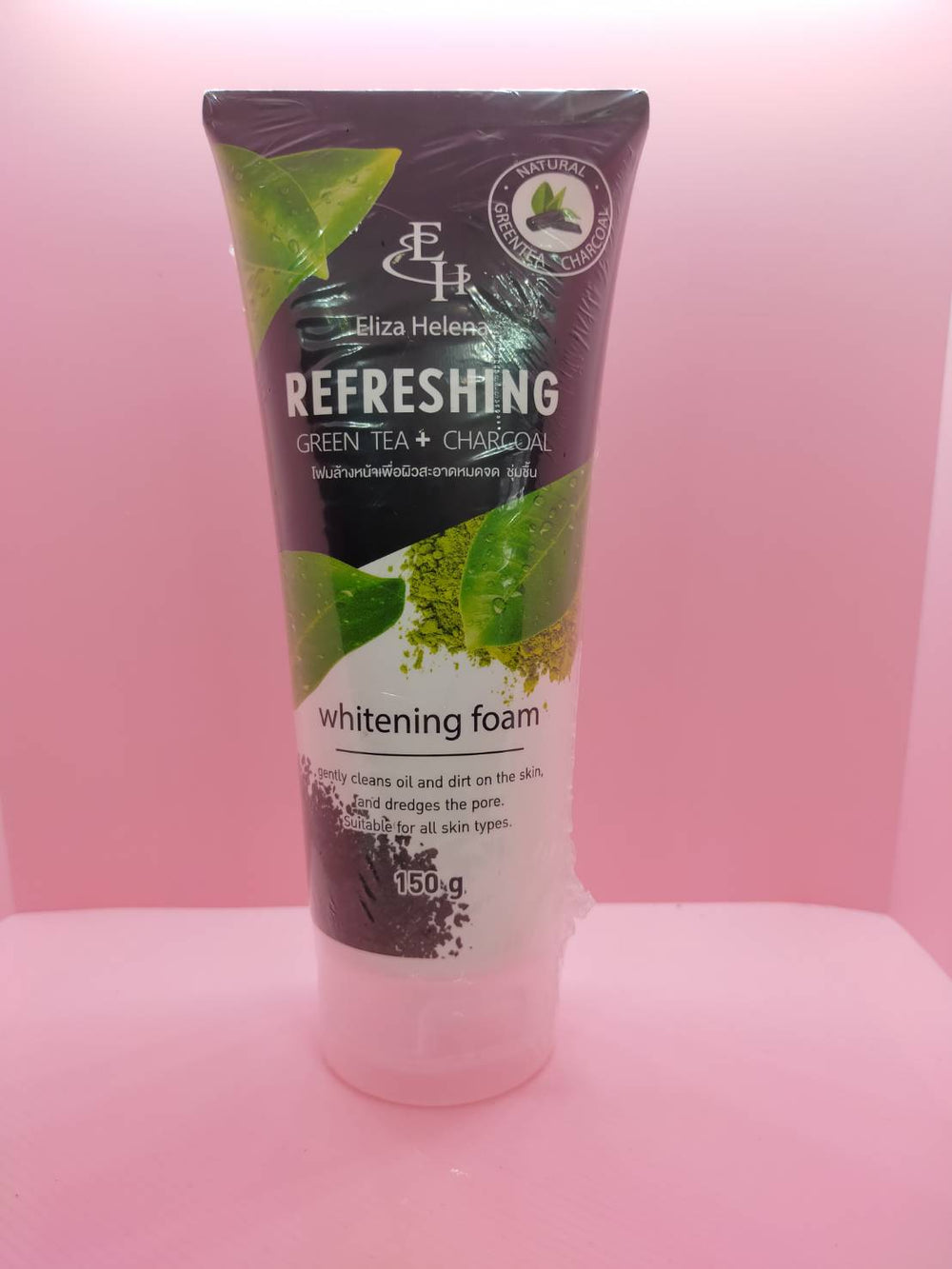 Eliza Helena Refreshing Green+Charcoal Whitening Foam 150g