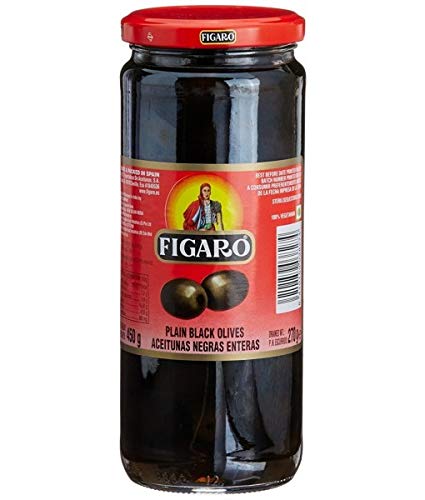 Figaro Pitted Black Olives 450g