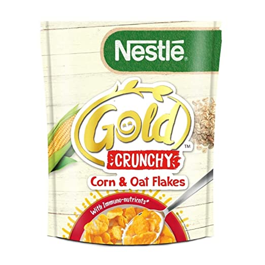 Nestle Gold CRUNCHY Corn & Oats Flake 850g