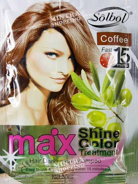 Solbol Max Shine Color Hair Darkening Shampoo 30ml