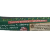 BHUTAN INCENSE Kuengacholing Den Poi BIG (Green Cover)