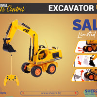 Cheetah Toys Excavator Stunt and Light Remote Control 6+ Ages (No.8032E)