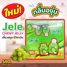 Jele Chewy Grape Jelly 18g