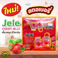 Jele Chewy Strawberry Jelly 18g