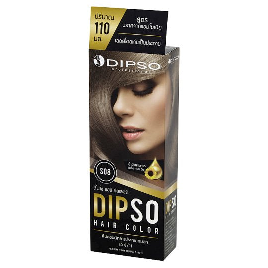 Dipso Hair Color Medium Ashy Blond 8/11 S08