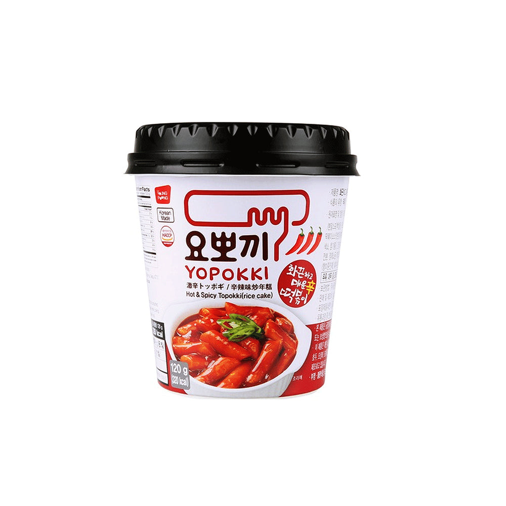Yopokki Hot & Spicy Topokki (RICE CAKE) 120g