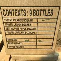 Druk ORANGE Squash 1500 ml *9 Units (Wholesale Case)