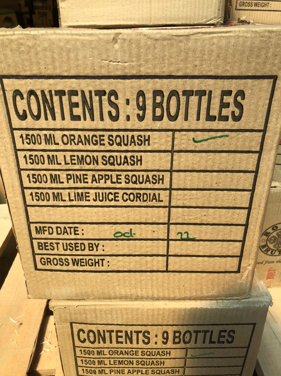 Druk ORANGE Squash 1500 ml *9 Units (Wholesale Case)