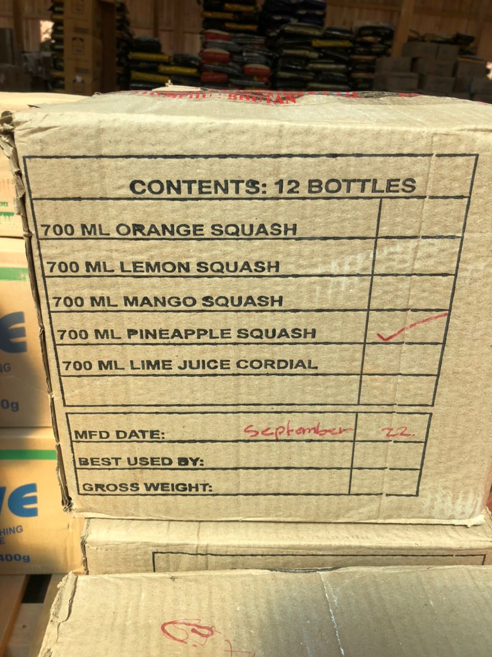 Druk ORANGE Squash 700ml*12 Units (Wholesale Case)