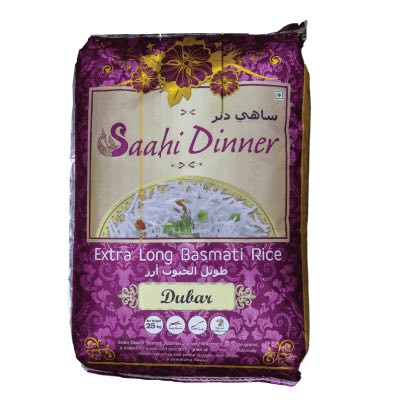 Saahi Dinner Dubar Parboiled Extra Long Basmati Rice 25kg/26kg