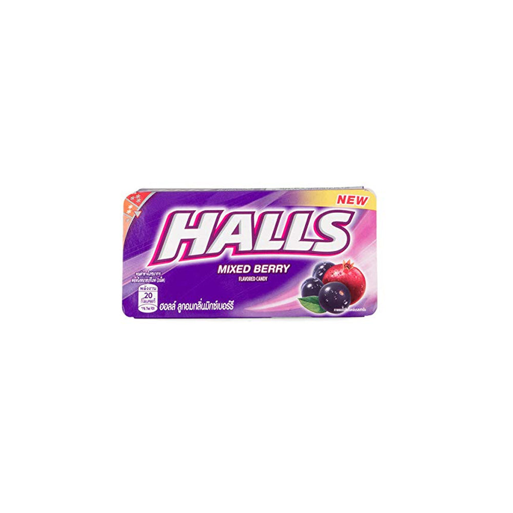 Halls Mixed Berry Flavour Candy 22.4g