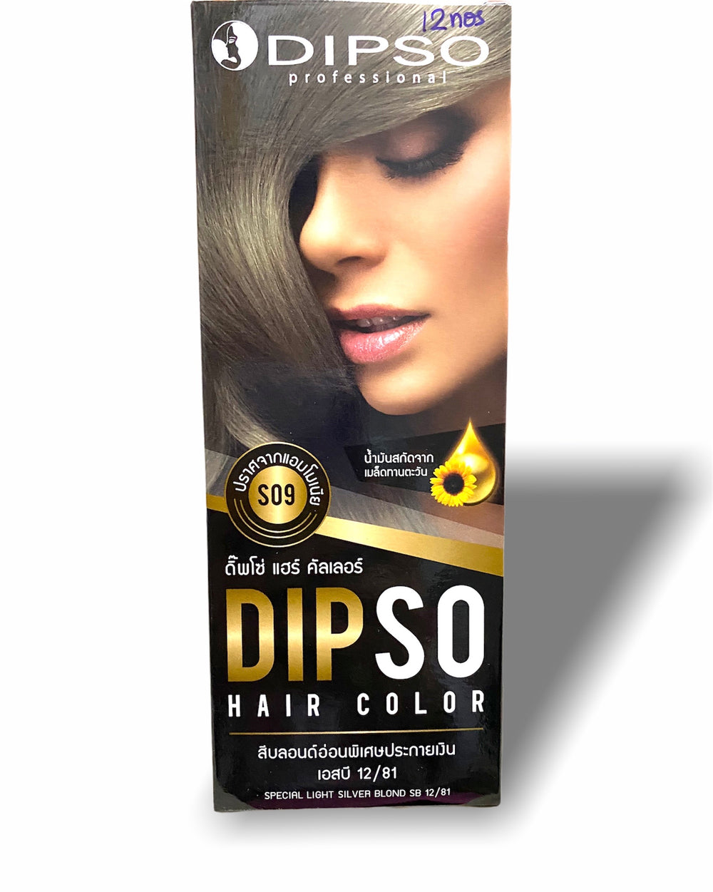 Dipso Hair Color Special Light Silver Blond 12/81 S09