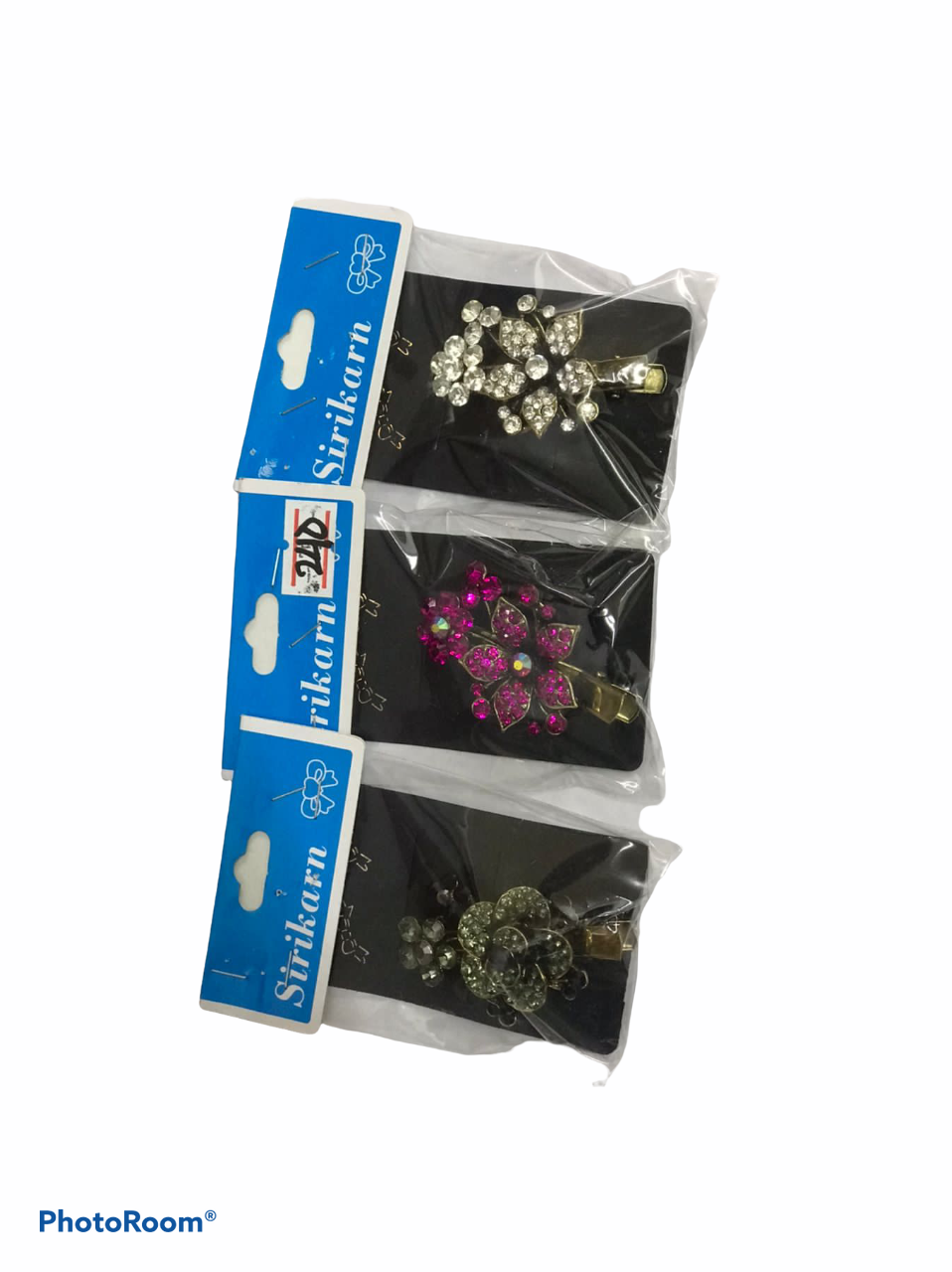 Sirikarn Metal Flower Clip Pcs