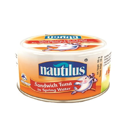 Nautilus Sandwich Tuna in Spring Water 185g