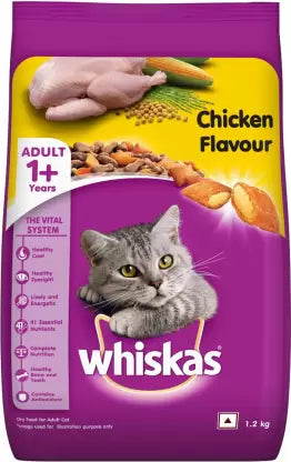 Whiskas Adult 1+ Chicken Flavour 1.2kg