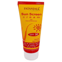 Patanjali Sun Screen Cream With Natural Moisturizer SPF 30 50g