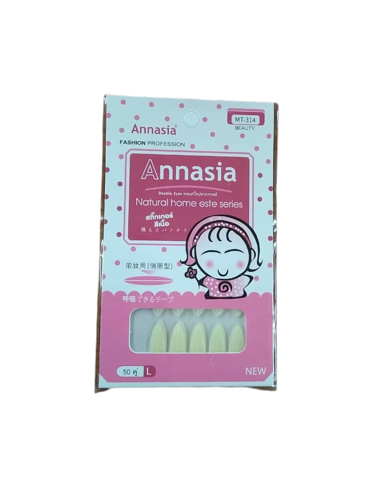 Annasia Fashion Profession Double Eyes Sticker 50L (Pink)