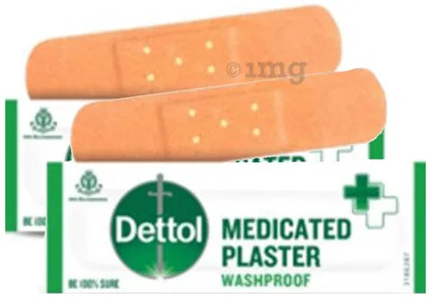 Dettol Medicated Plasters Washproof single